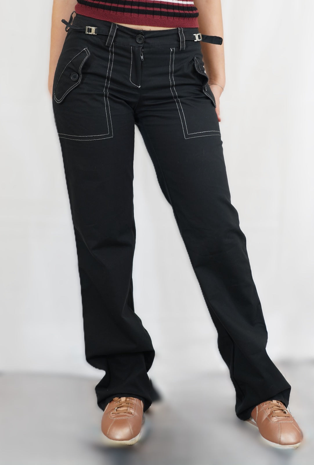 Vintage Black Utility Pants